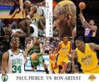Τελικοί του ΝΒΑ 2009-10, Σμολ φόργουορντ, Paul Pierce (Σέλτικς) vs Ron Artest (Λέικερς)